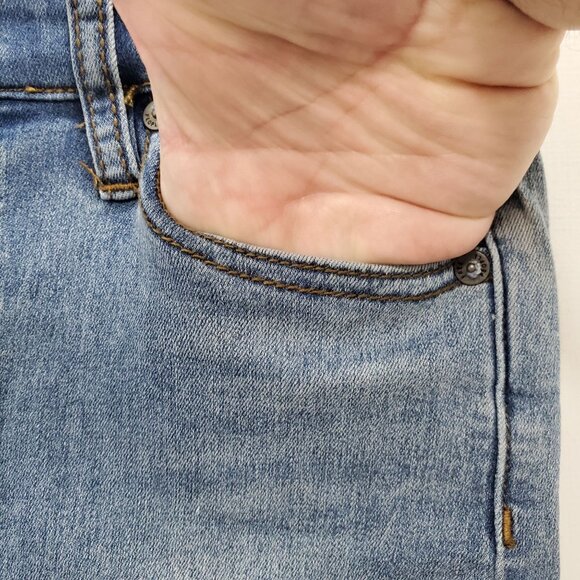 Free People UO 61855-16515125 Light Wash High Rise Stretch Ankle Skinny Size W26 - Picture 9 of 9